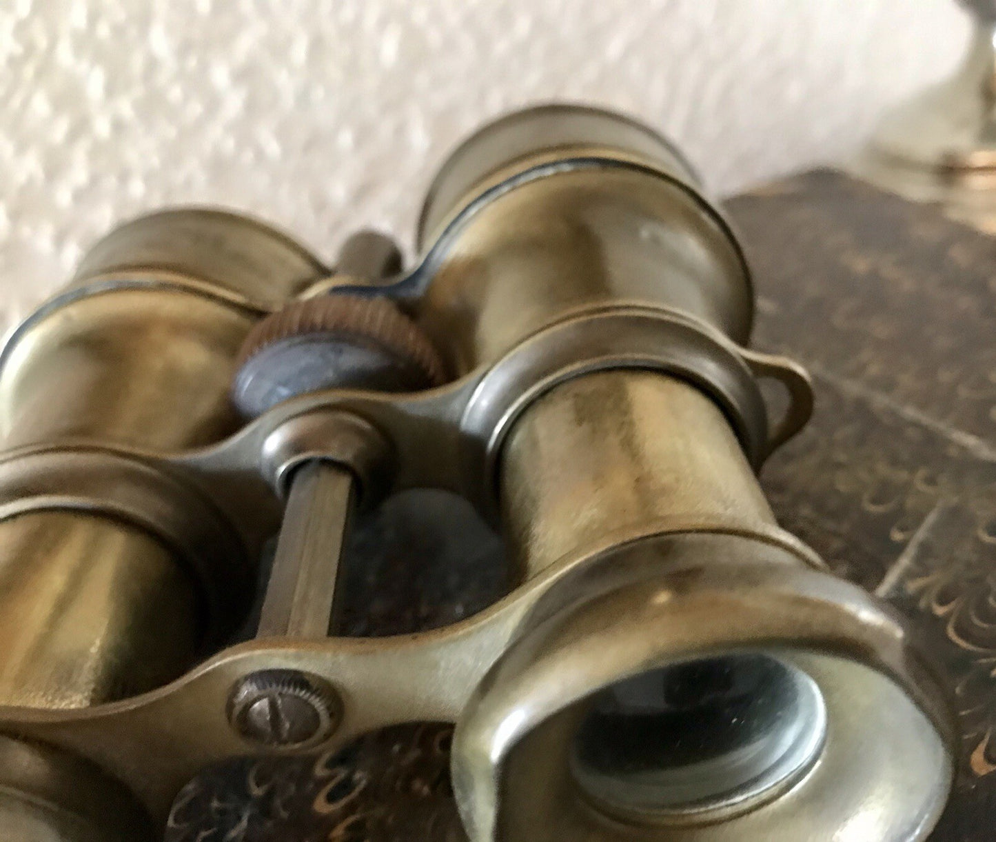Antik Fernglas Opernglas Messing