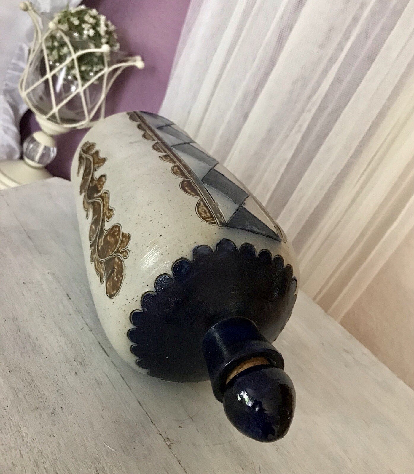 Vintage Karaffe Flasche Schnapsflasche Keramik Steinzeug Westerwald?