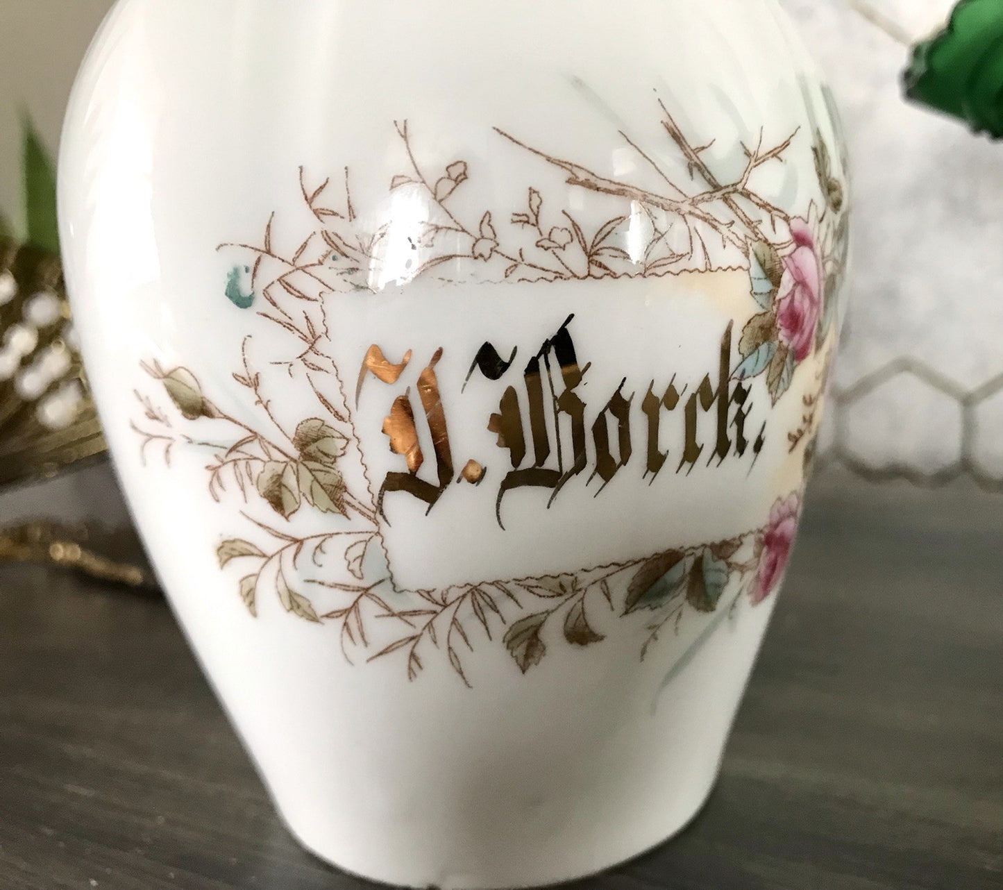 Antik Historismus Porzellan Kanne Kännchen Milchkännchen Carl Tielsch