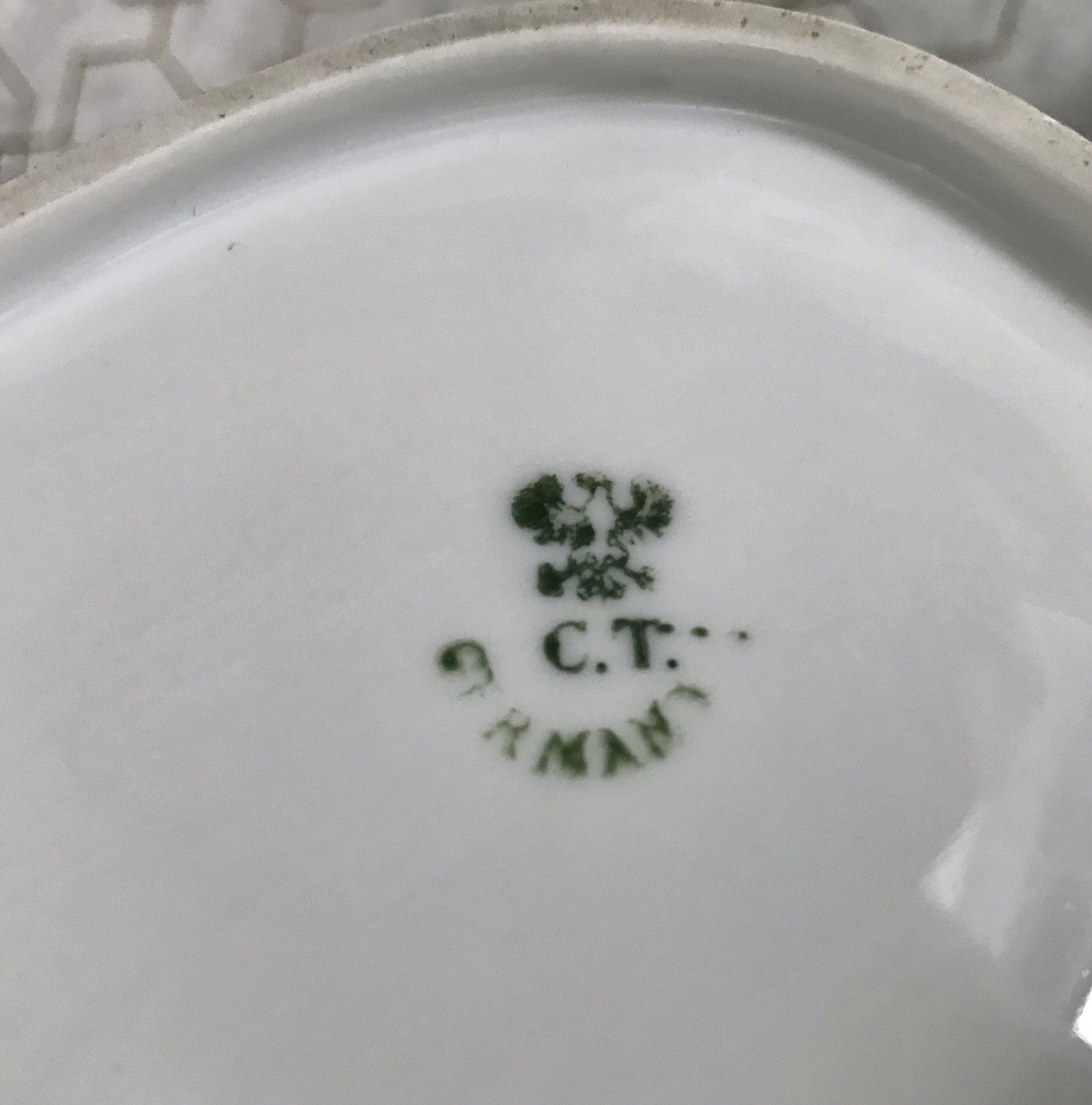 Antik Carl Tielsch Porzellan Schale Zierschale ~ 1870 Maria Leszczynska Porträt