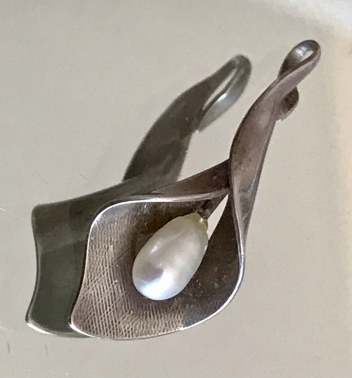 Antik Jugendstil Anhänger Kettenanhänger Silber Perle SO SCHÖN!