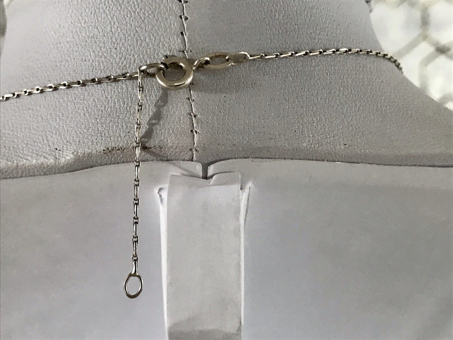 Antik Edel Jugendstil 835 Silber Collier Halskette Markasite Schleife