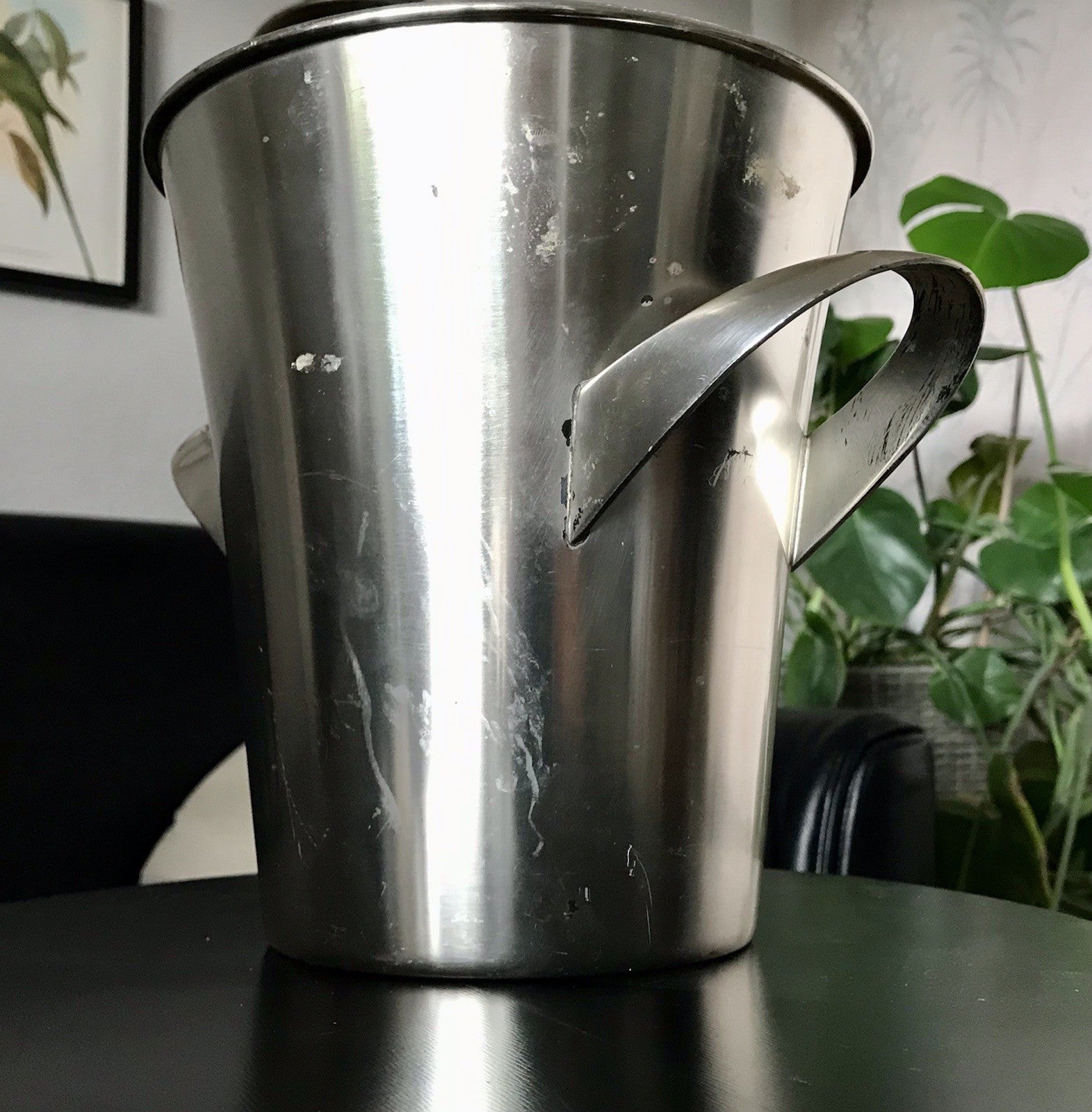 Vintage alt WMF Sekteimer Weinkühler Eiseimer versilbert Wagenfeld Ära