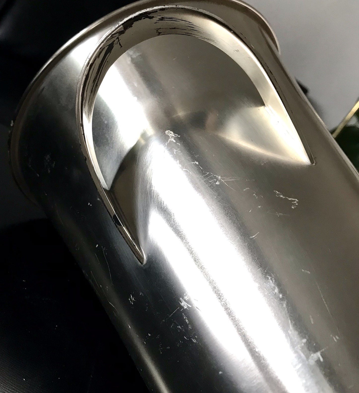 Vintage alt WMF Sekteimer Weinkühler Eiseimer versilbert Wagenfeld Ära