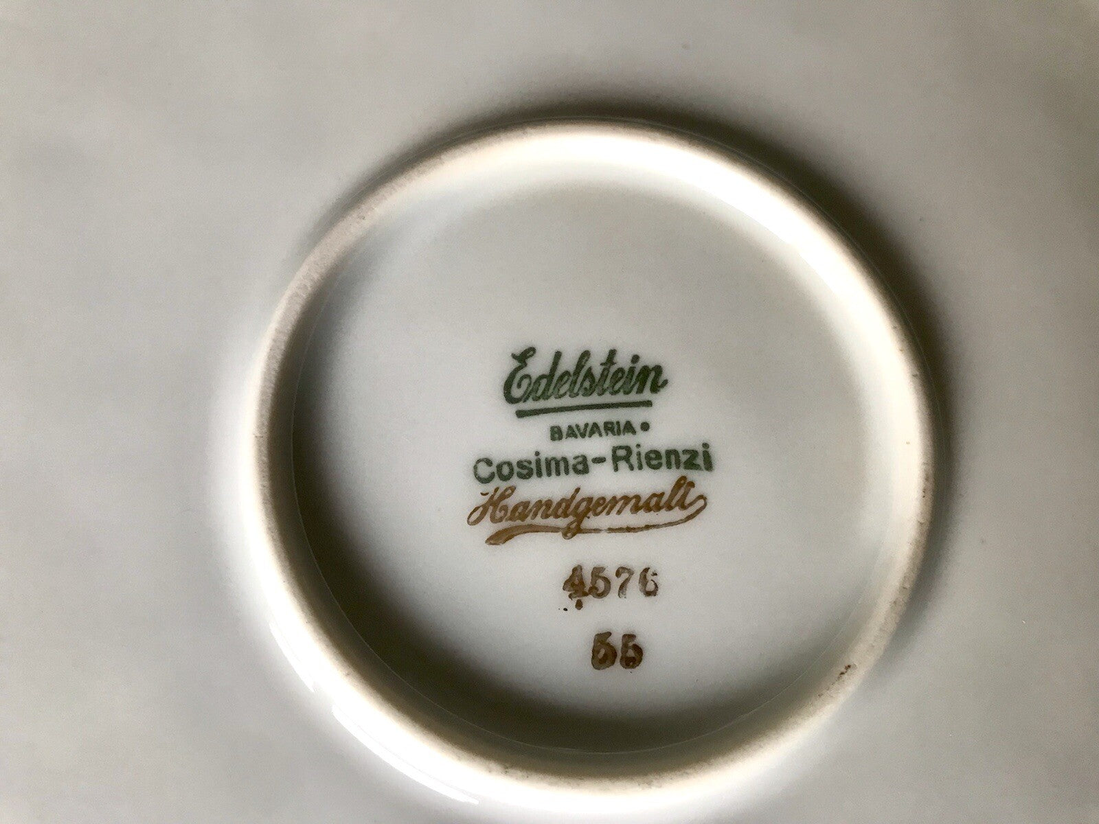 Antik Art Déco Edel Porzellan Zierschale Schale Edelstein Cosima Rienzi