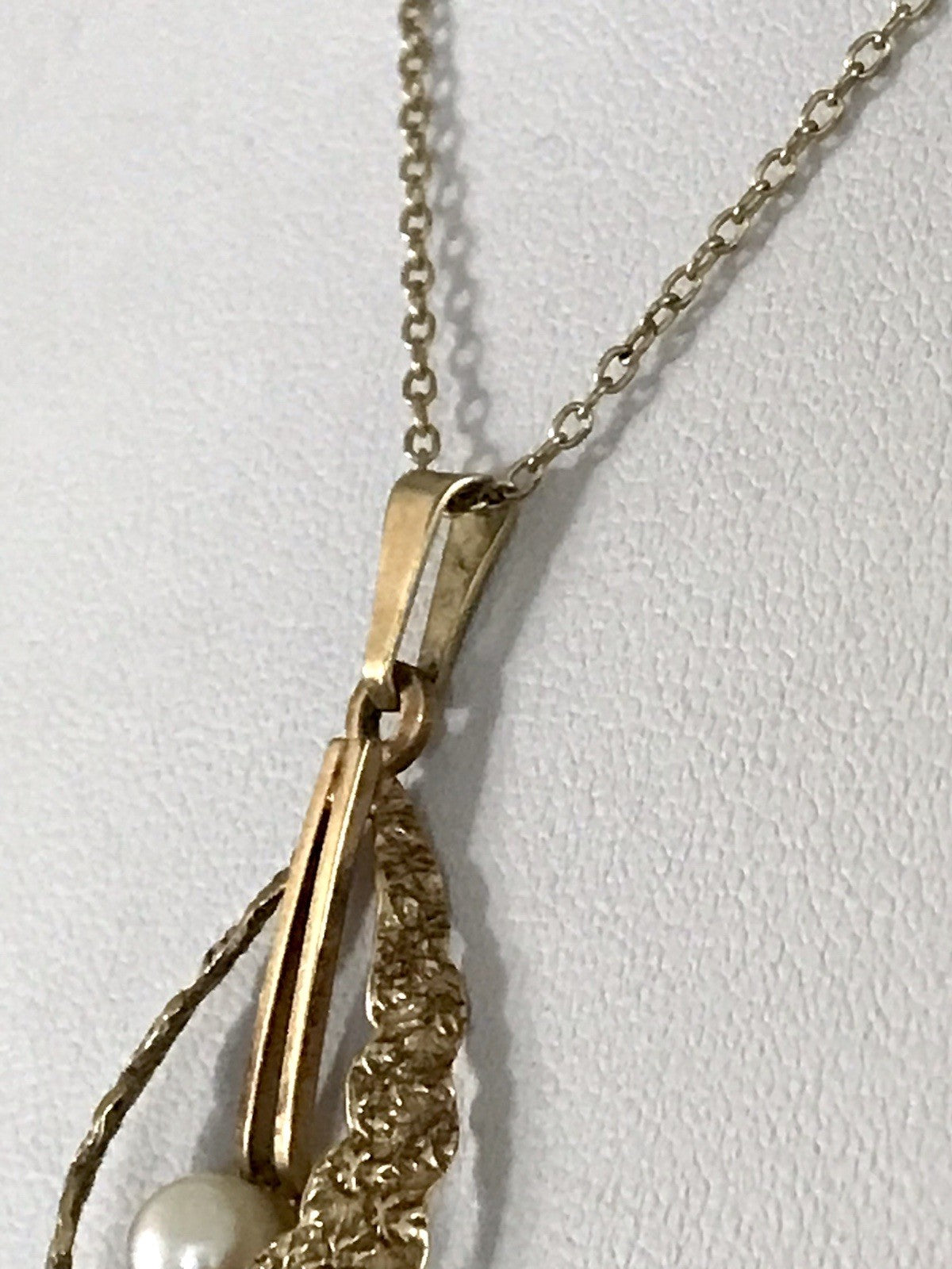 Vintage Halskette mit Änhänger Amerik. Doublè gold Sehr SCHÖN TeKa