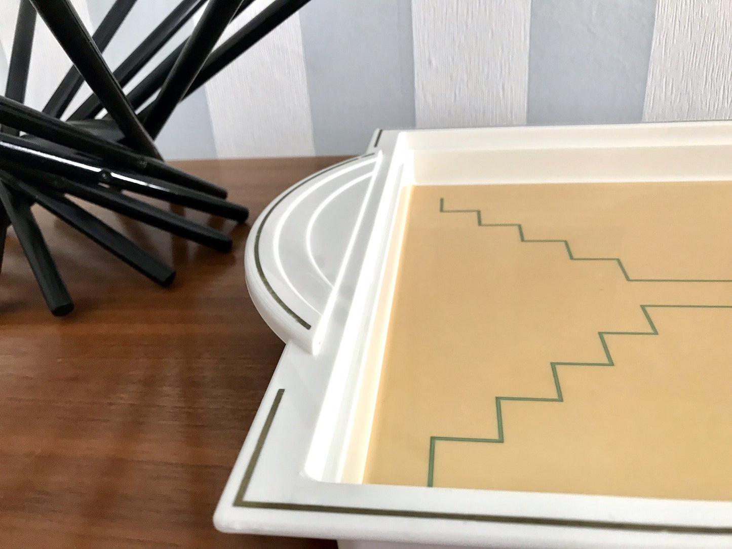 Vintage Designer Tablett Serviertablett 80’s Jahre WMF Jo Laubner Design