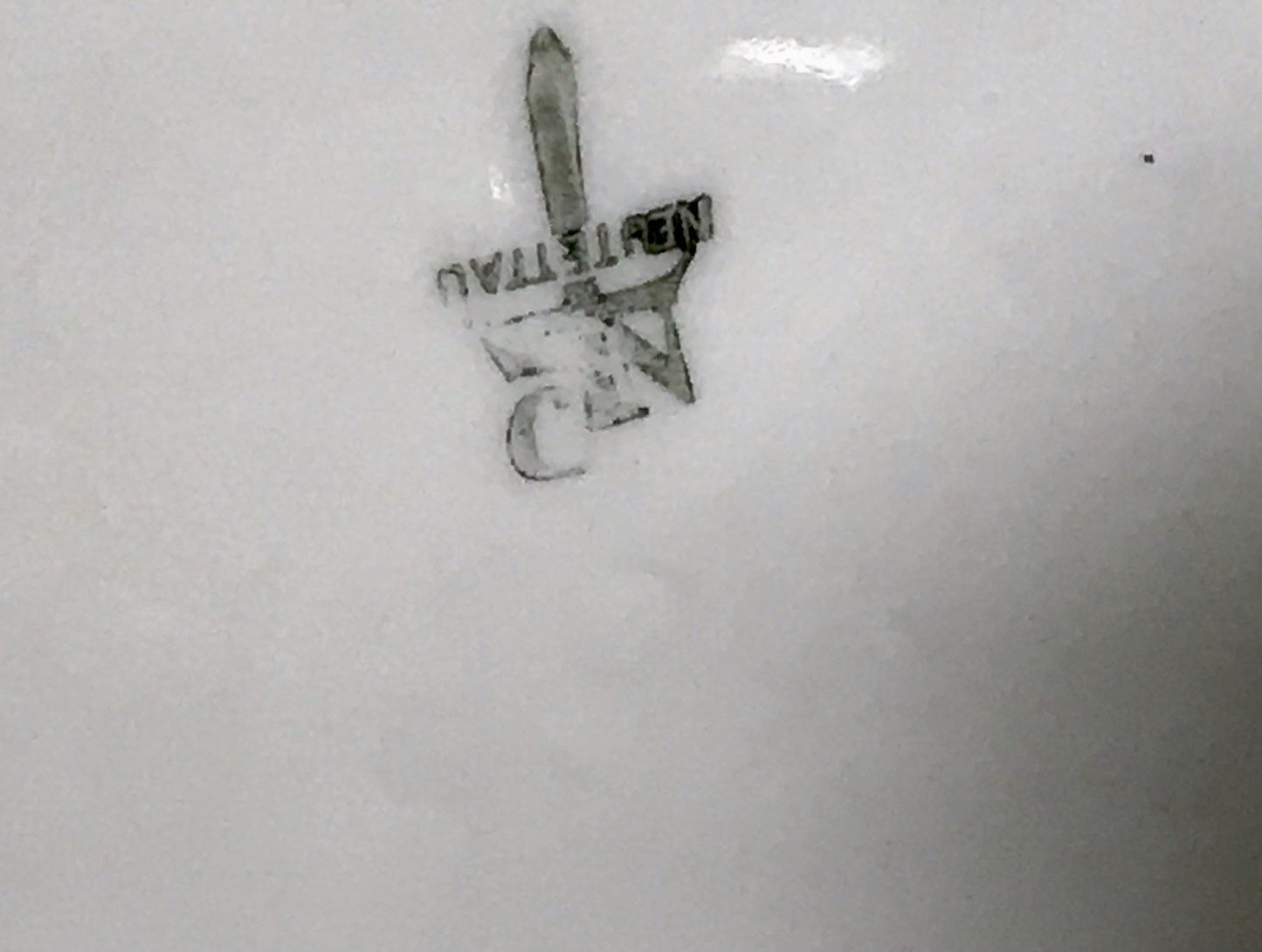 Antik Art Déco Porzellan Dose Deckeldose Schatulle Bonboniere Neu-Tettau 1930