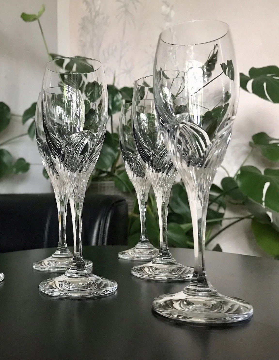 EDEL 5 Cherrygläser Gläser  Kristallglas Nachtmann Yvonne Bleikristall