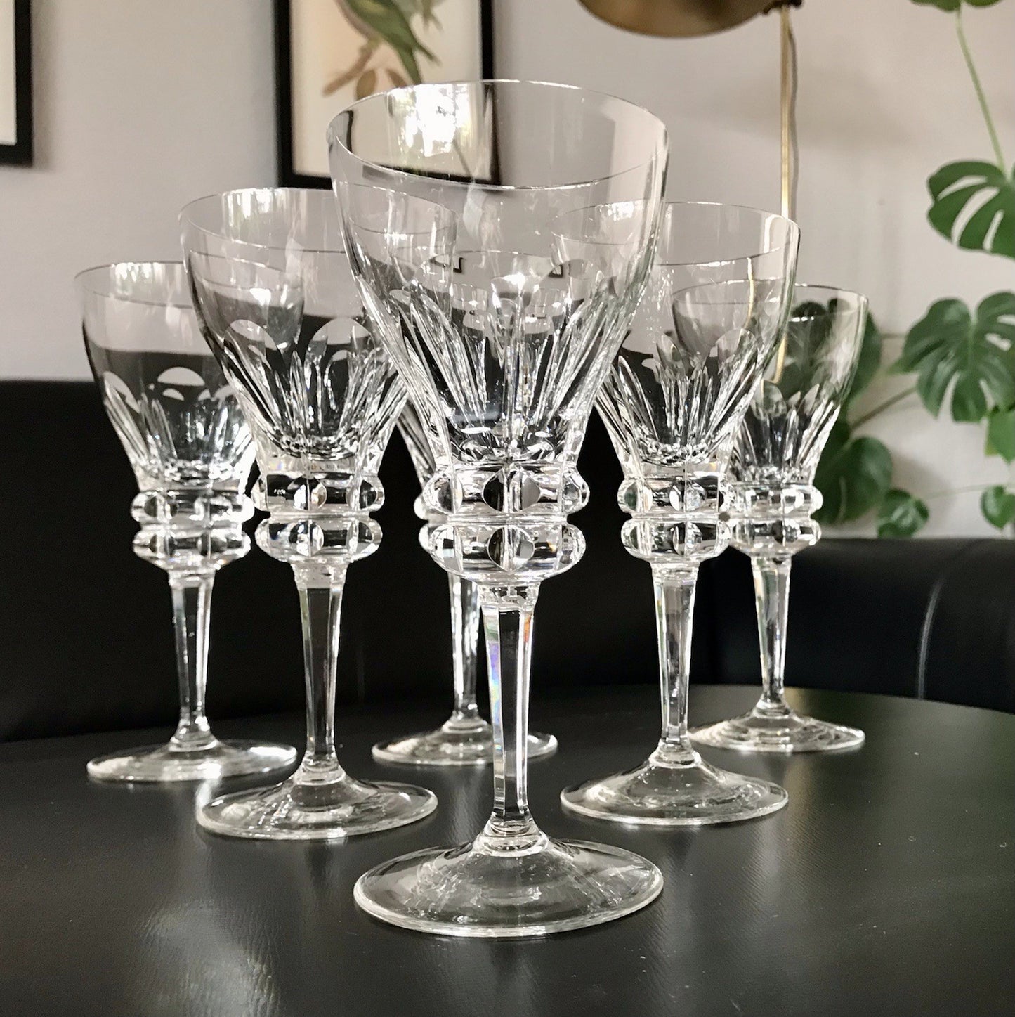 Vintage Set á 6St. & Set à5 St. EDEL Weingläser Gläser Kristallglas Bleikristall