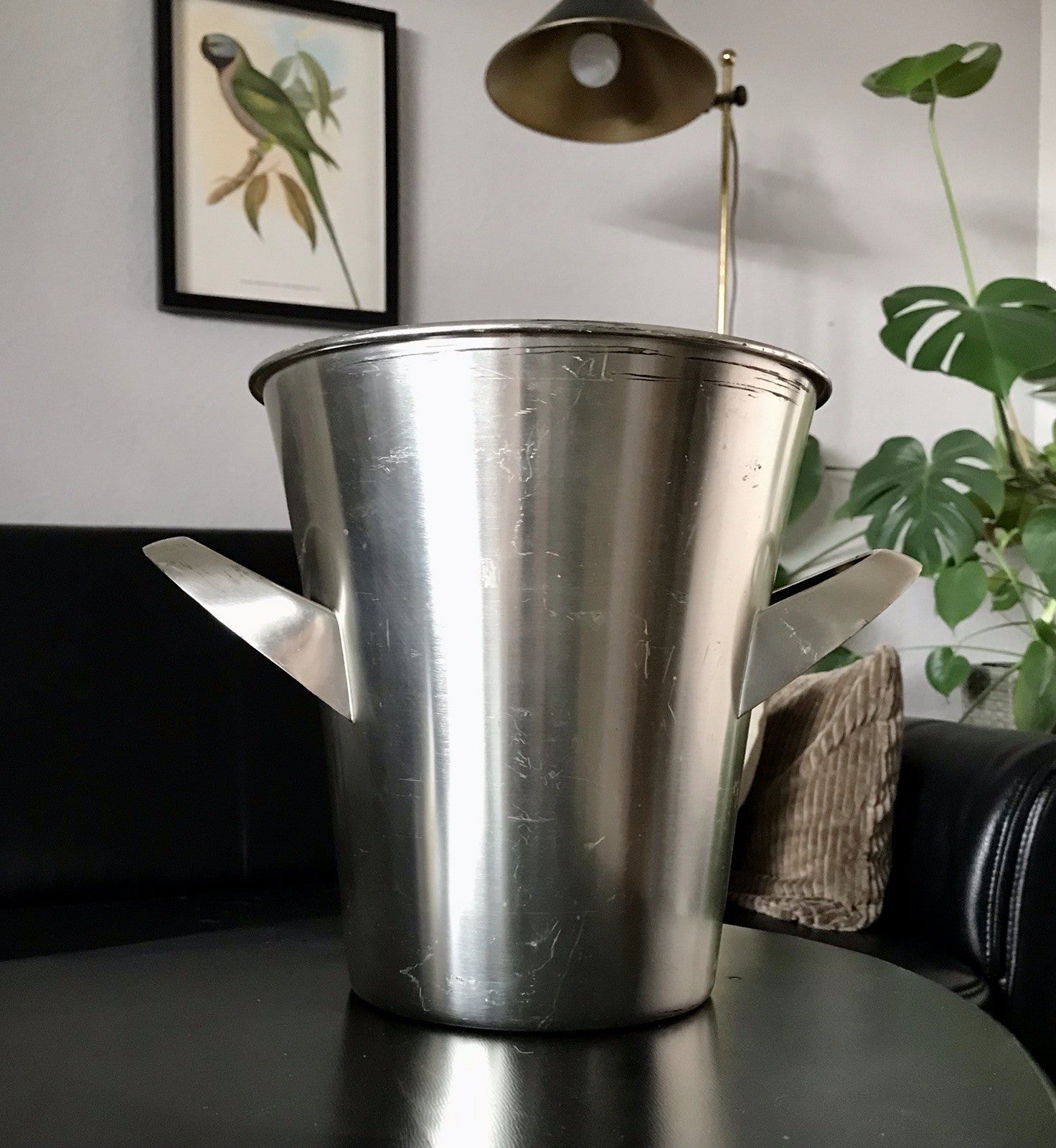 Vintage alt WMF Sekteimer Weinkühler Eiseimer versilbert Wagenfeld Ära