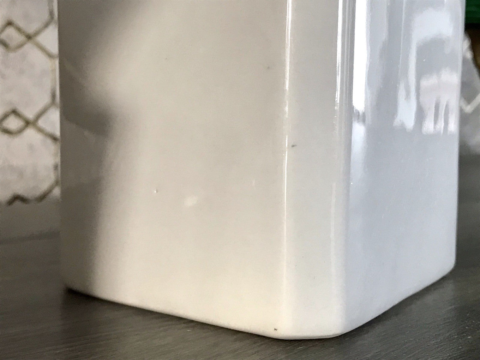 Antik Porzellan Dose Vorratsgefäß Vorratsdose Sago Blumenborte Art Déco