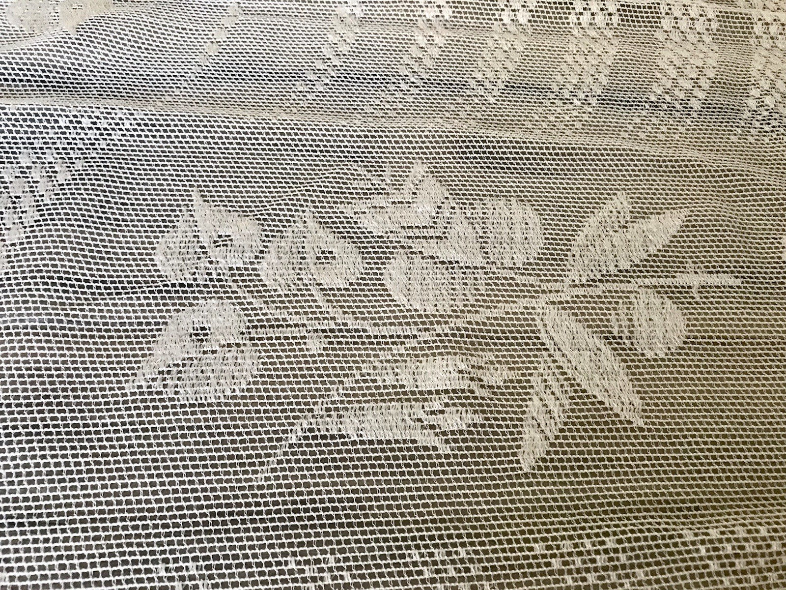 Antik Art Déco Fenster Gardine Vorhang Baumwolle? Filetspitze So Schön! Spitze