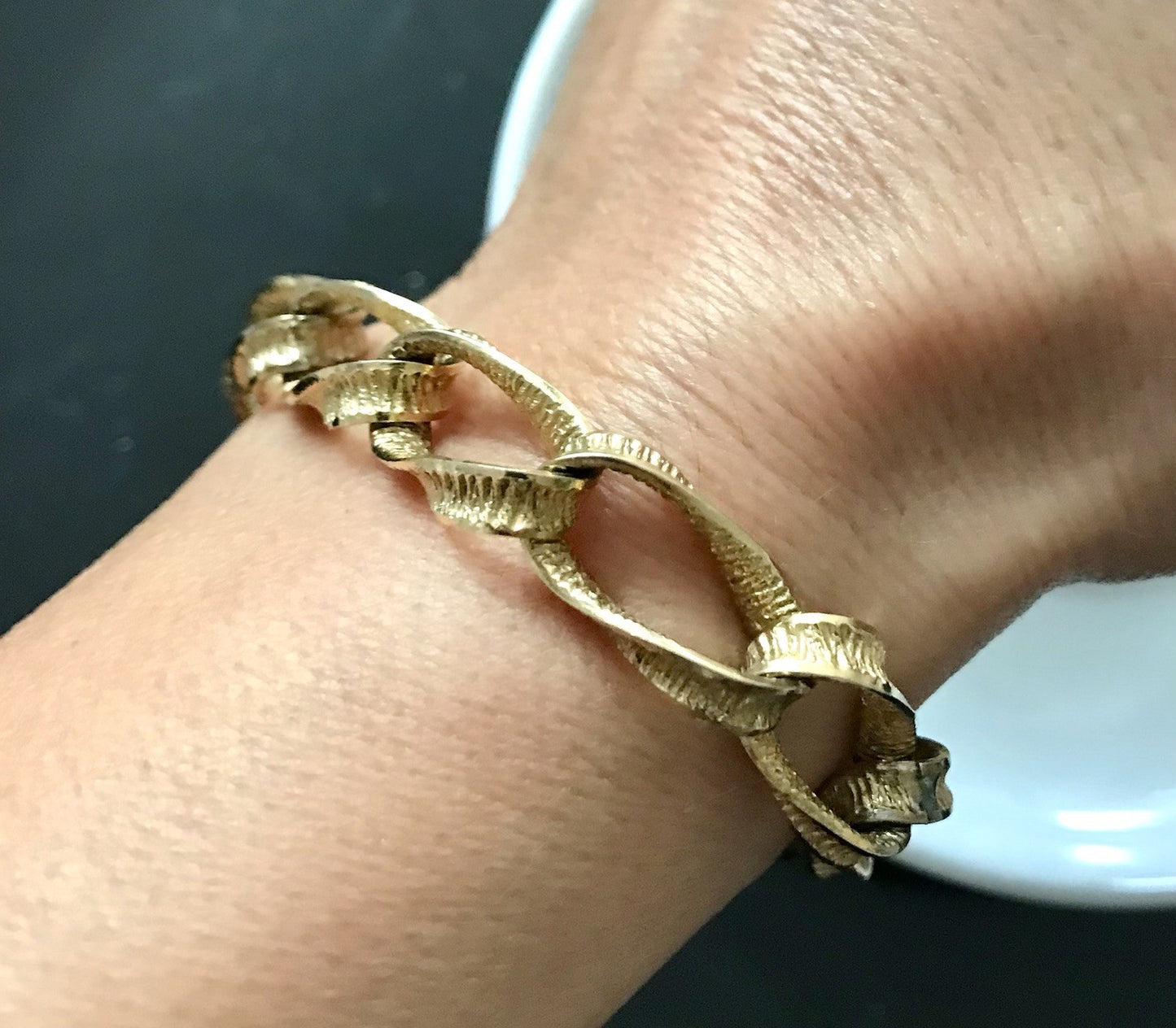 Vintage Armband vergoldet Amerik. Doublè Andreas Daub SCHÖN!