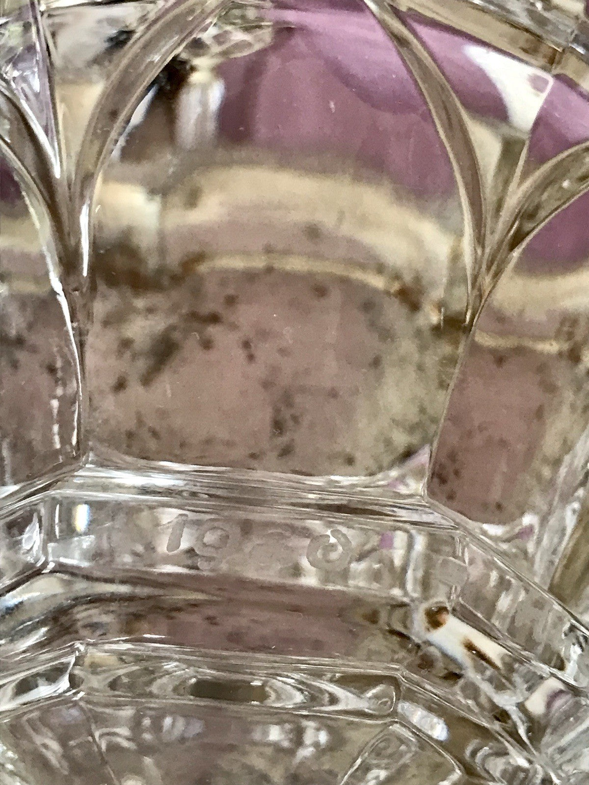 Vintage Bleikristall Deckeldose Bonboniere Glas Kristallglas Golf Pokal 1980