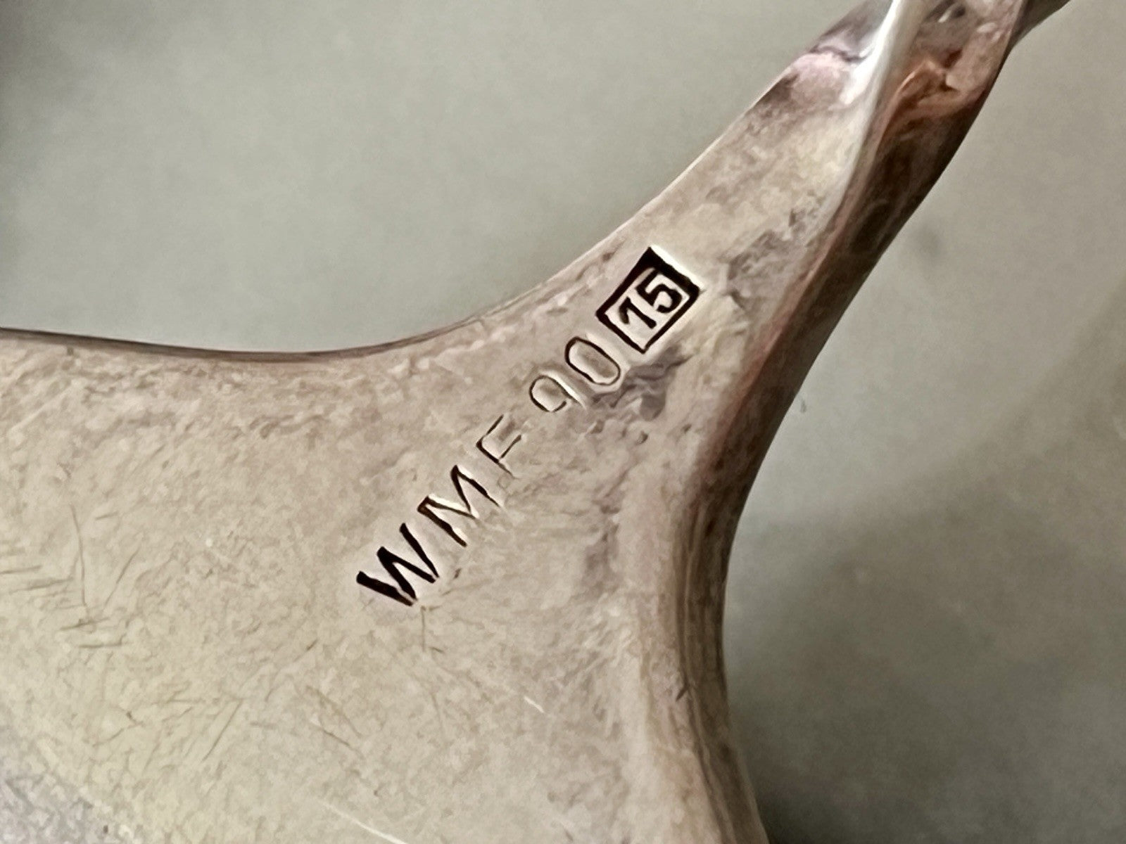 Antik alt  1 Sardinenheber Sardinengabel WMF versilbert  Art Déco Fisch