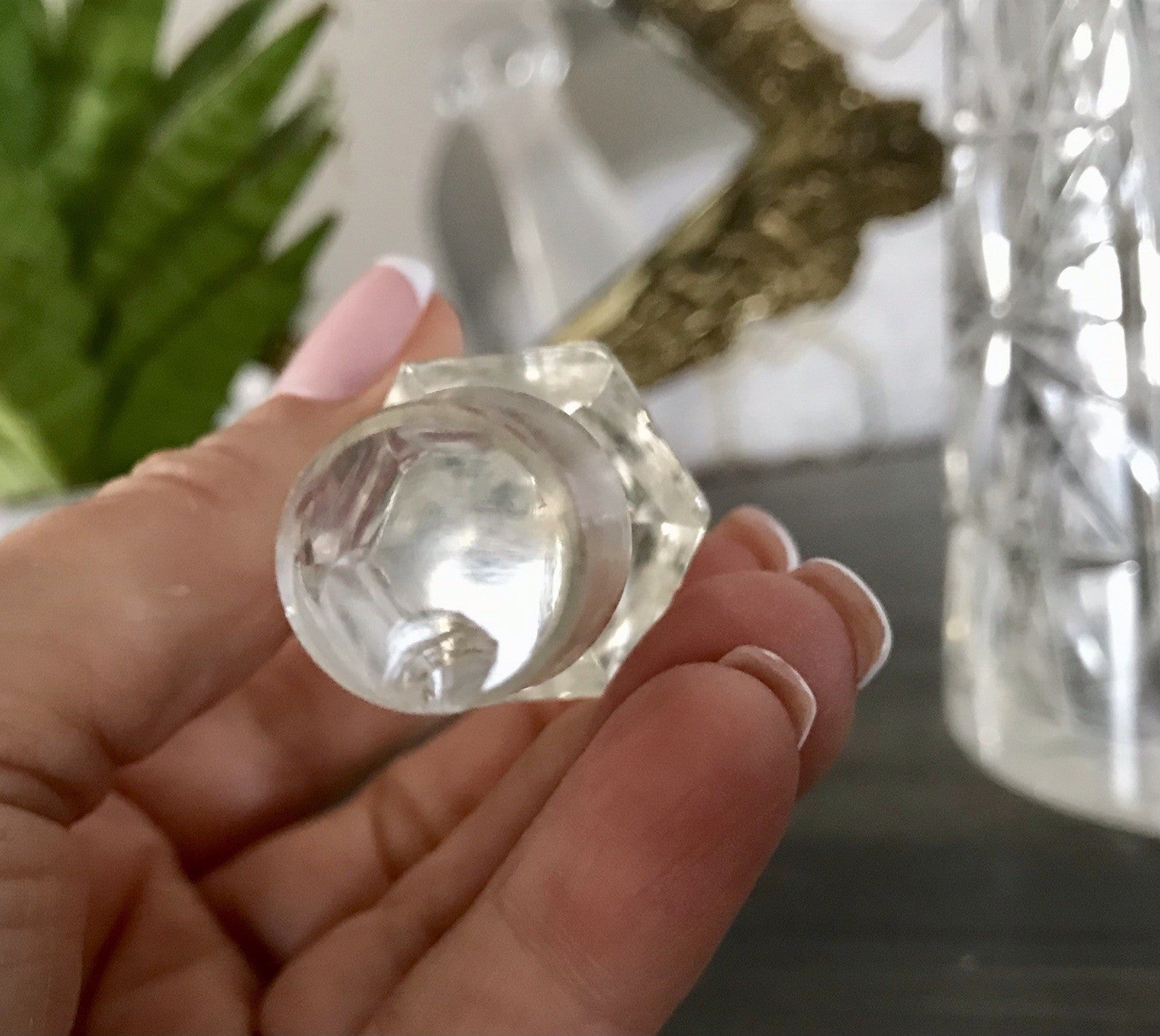 Antik Saint Louis? Glaskaraffe Karaffe Kristallglas wundervoll Bleikristall Edel