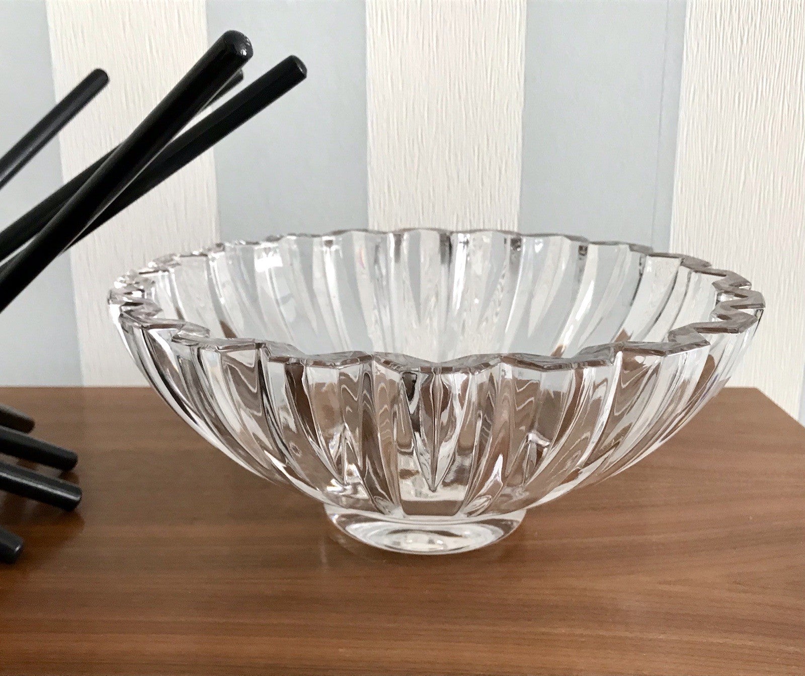 Villeroy&Boch Edel Vintage Designer Glas Schale signiert Kristallglas