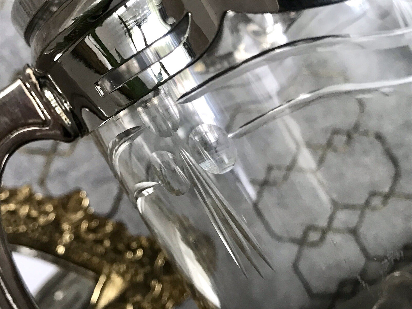 Antik Jugendstil Art Déco Dose versilbert? Argentor? Bonboniere  Konfektdose
