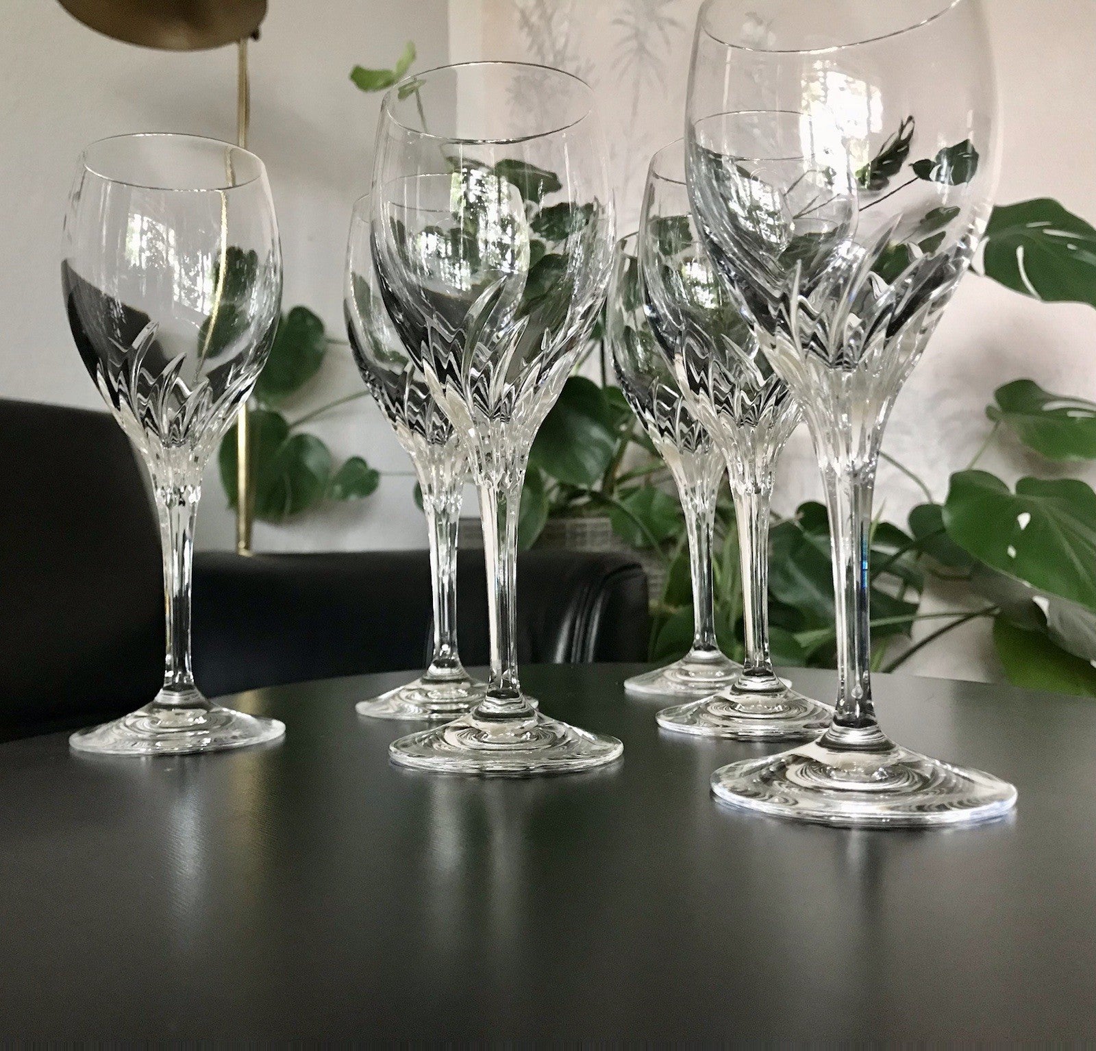 EDEL 6 Weingläser Gläser  Kristallglas Nachtmann Yvonne Bleikristall