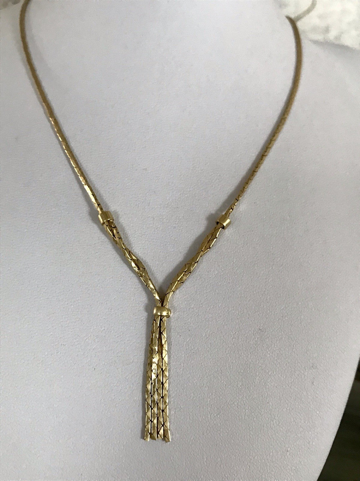 Vintage 60er Collier Halskette Amerik. Doublè gold SCHÖN Kette Damen