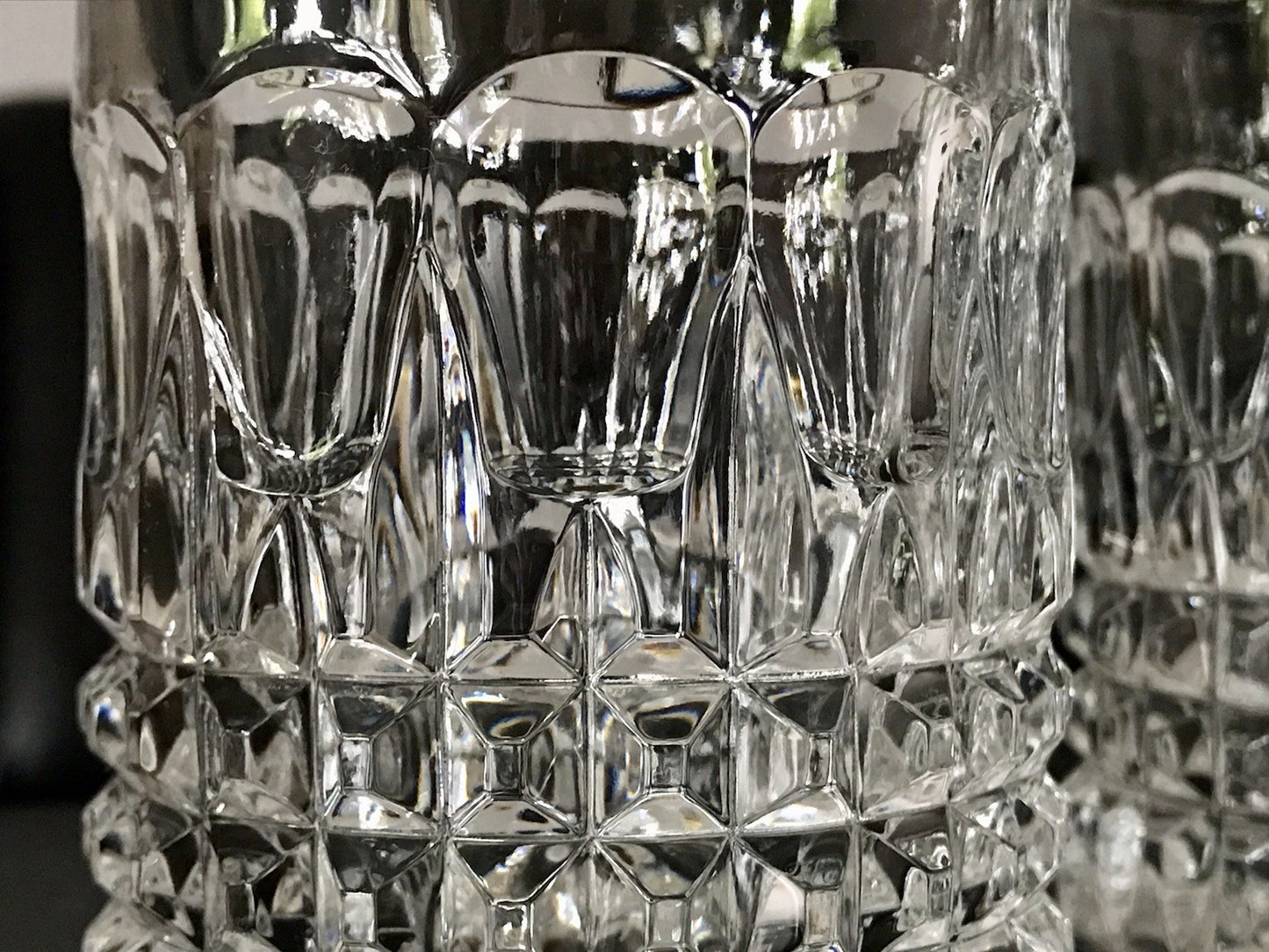 Vintage 4x edel Whisky Gläser  Tumbler Becher Kristallglas Nachtmann Edel