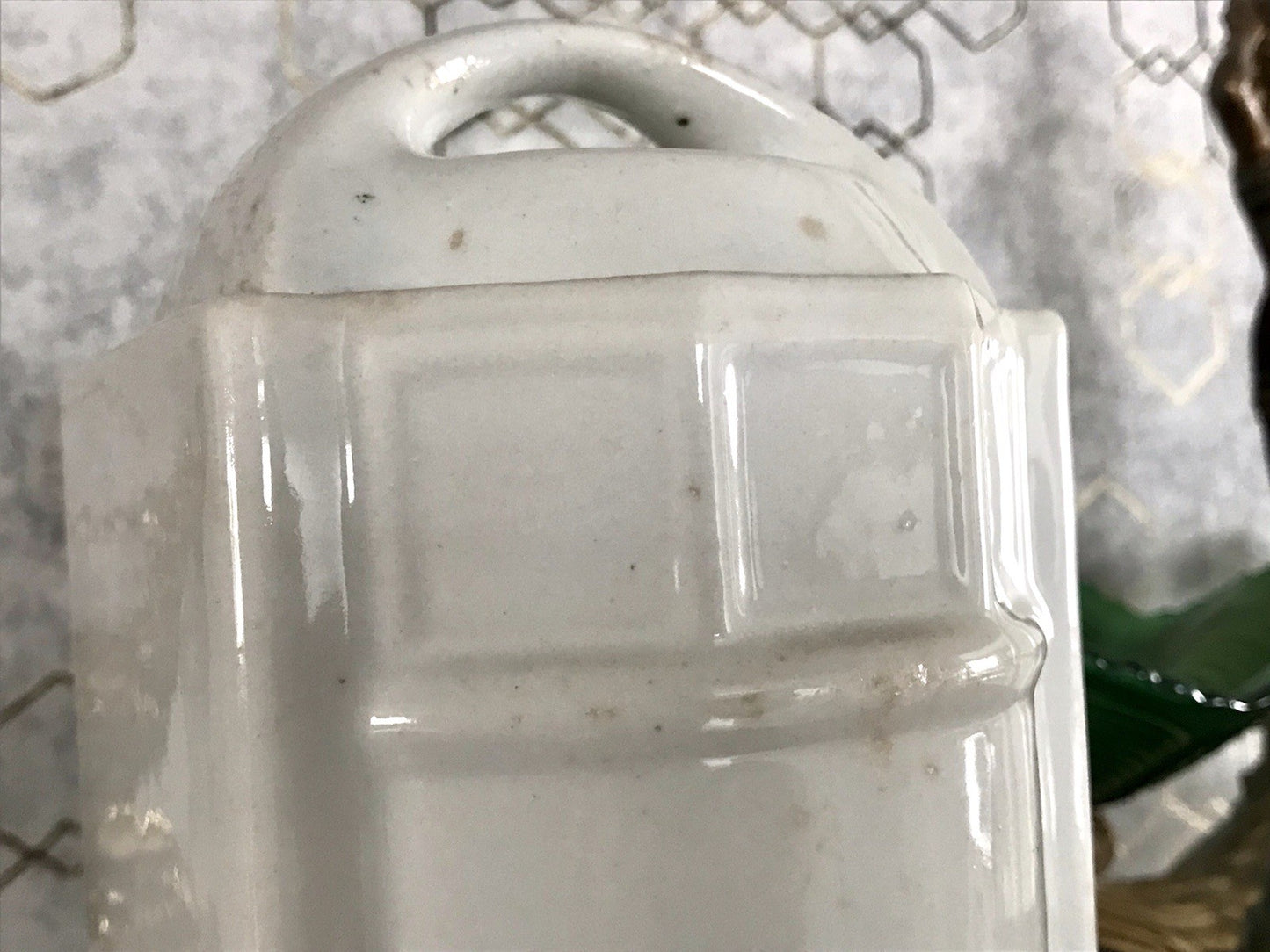 Antik Porzellan Dose Vorratsgefäß Vorratsdose Zucker Rosen Jugendstil Art Déco