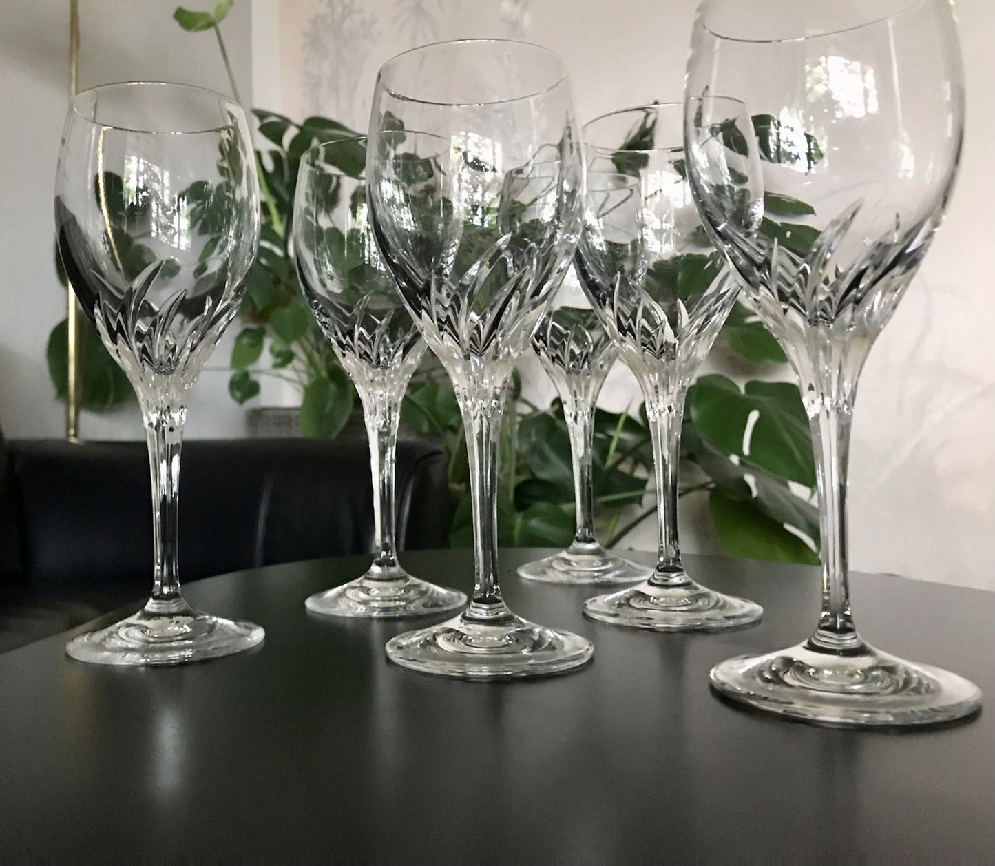 EDEL 6 Weingläser Gläser  Kristallglas Nachtmann Yvonne Bleikristall