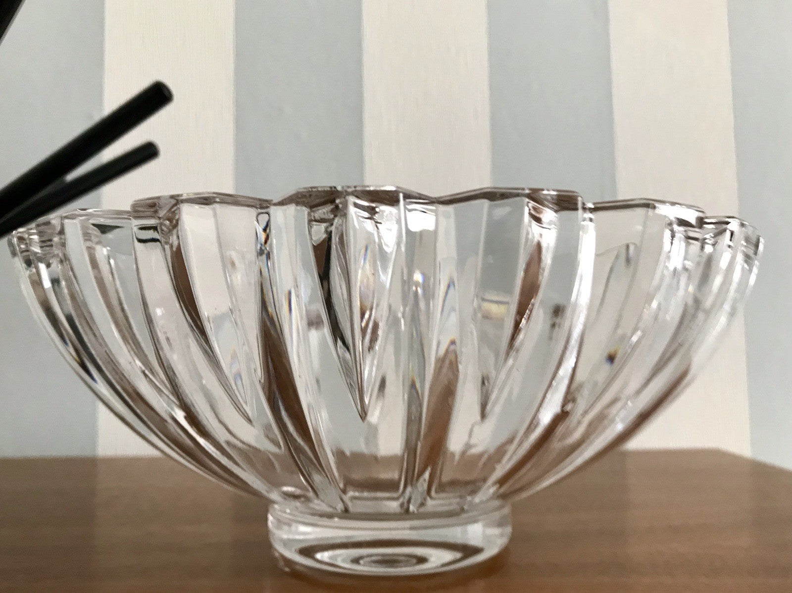 Villeroy&Boch Edel Vintage Designer Glas Schale signiert Kristallglas