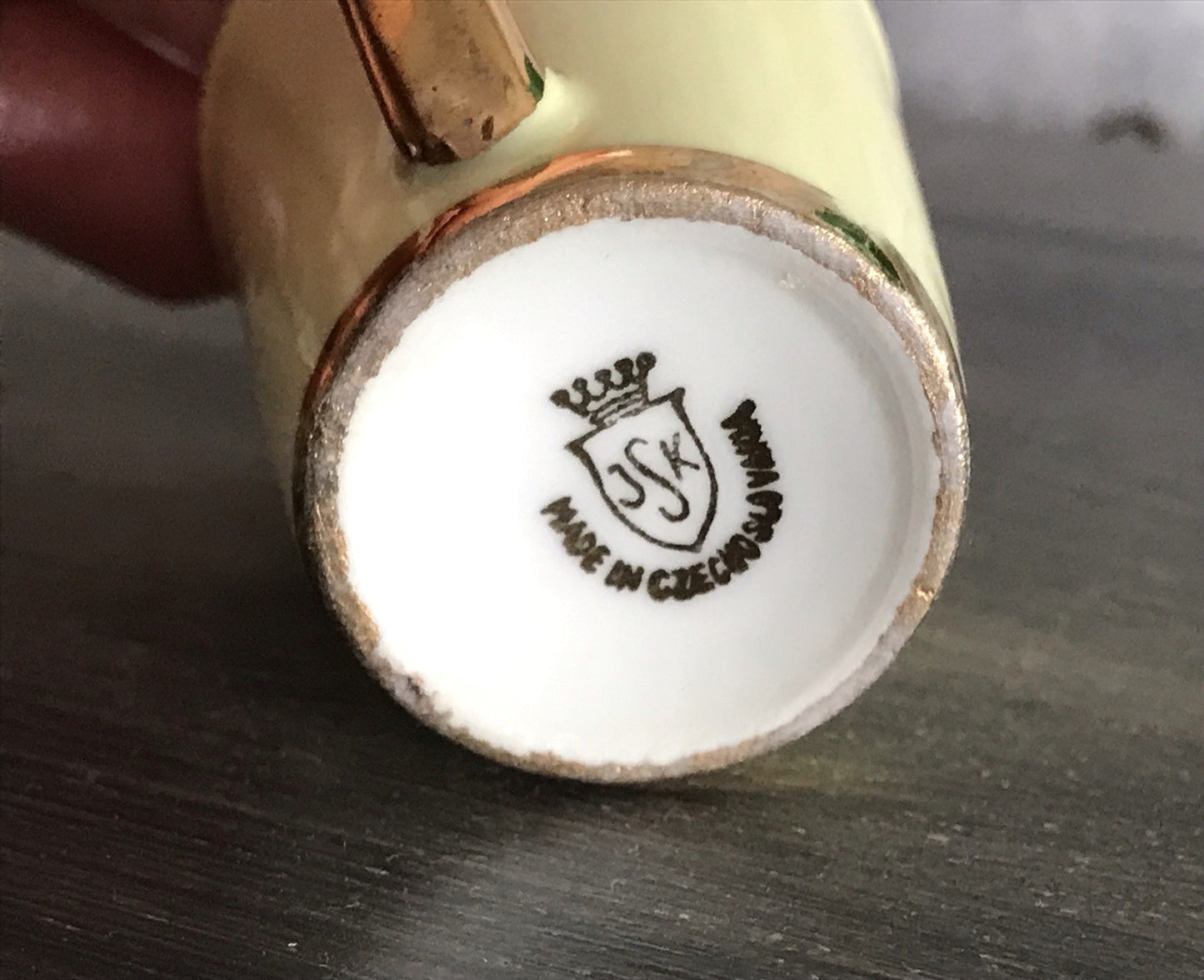 Antik Porzellan Andenken Becher Kurbecher Tasse Marianske Lazne