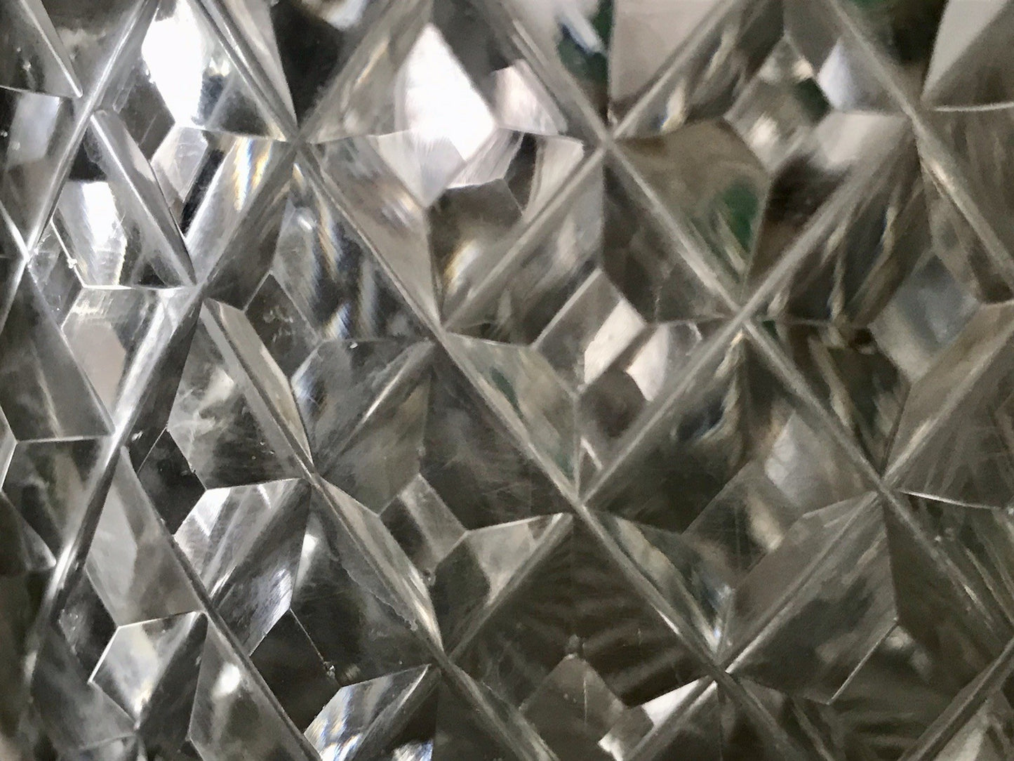 Antik Bonboniere Glasdose Dose Bleikristall edel Schliff Baccarat? versilbert