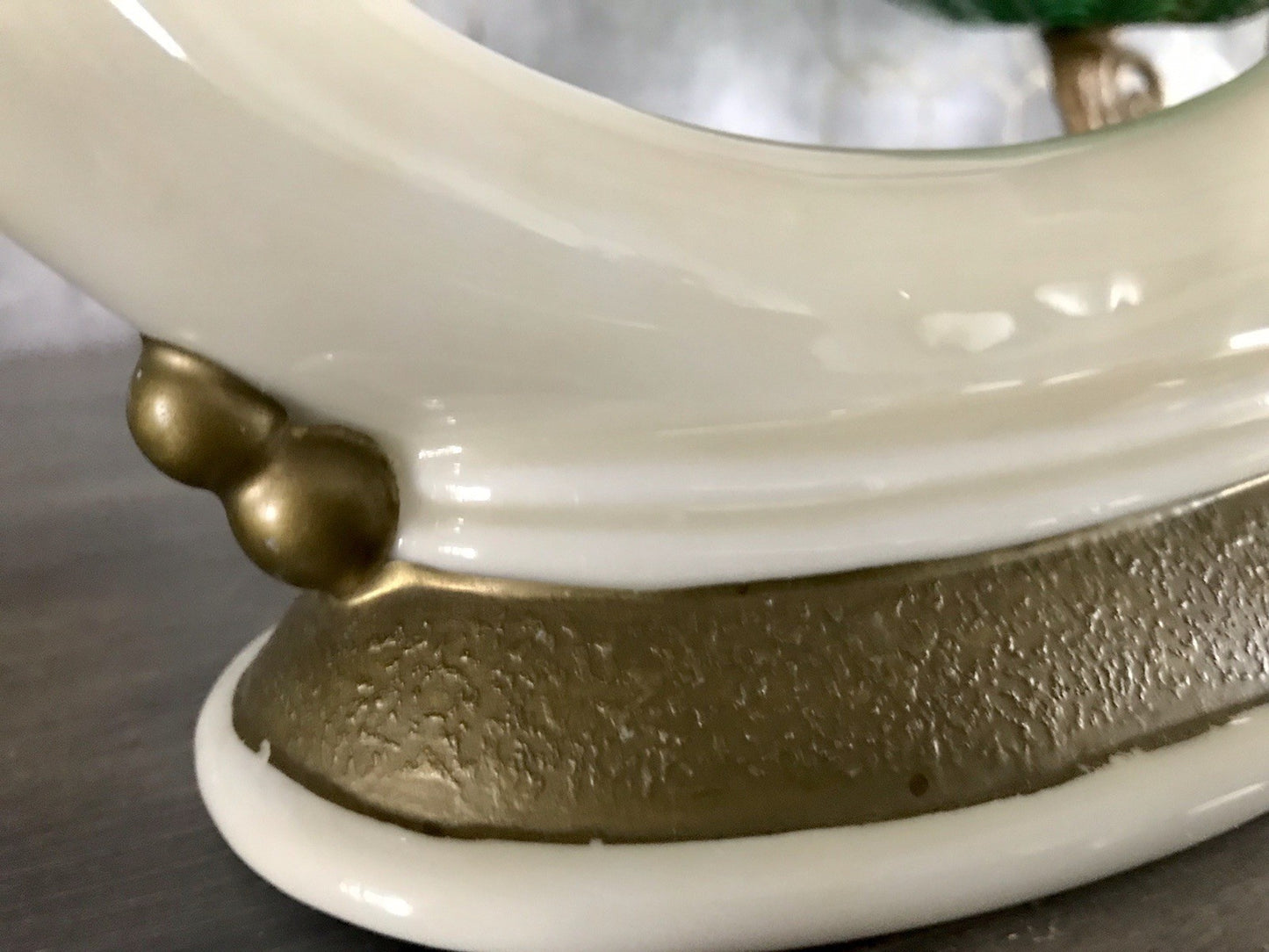 Antik Art Déco Porzellan Kerzenleuchter Neu-Tettau Edel Elfenbein