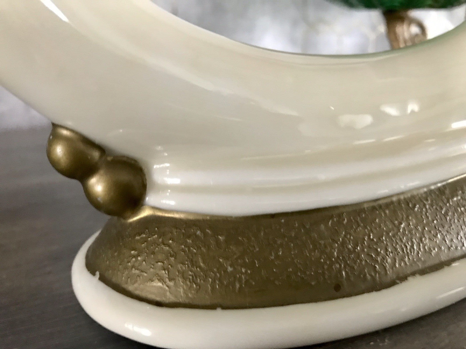 Antik Art Déco Porzellan Kerzenleuchter Neu-Tettau Edel Elfenbein