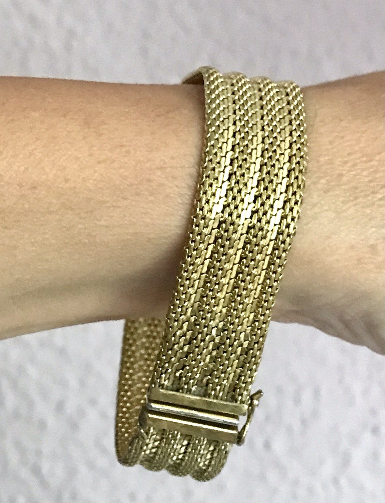 Vintage Teppicharmband Armband vergoldet Amerik. Doublè