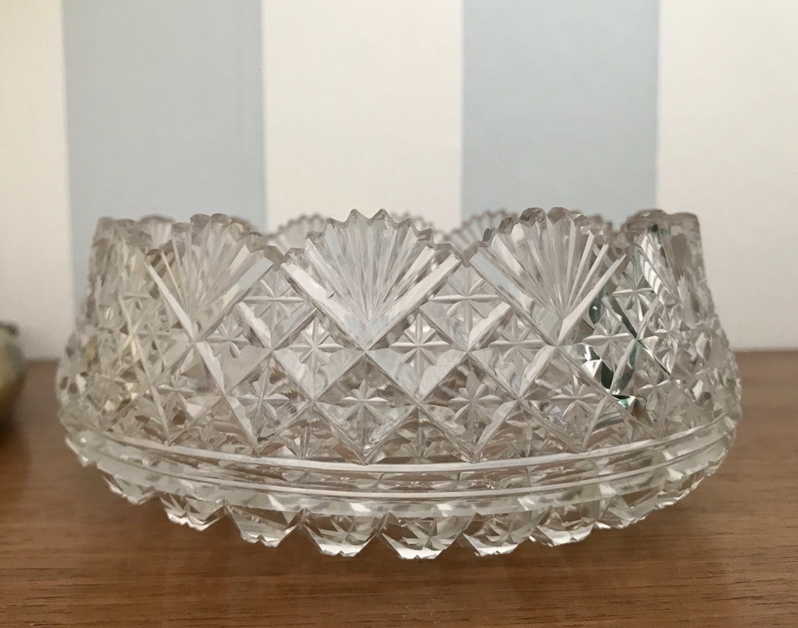 Antik Bleikristall Schale Glasschale Anbietschale Kristallglas Glas wundervoll!