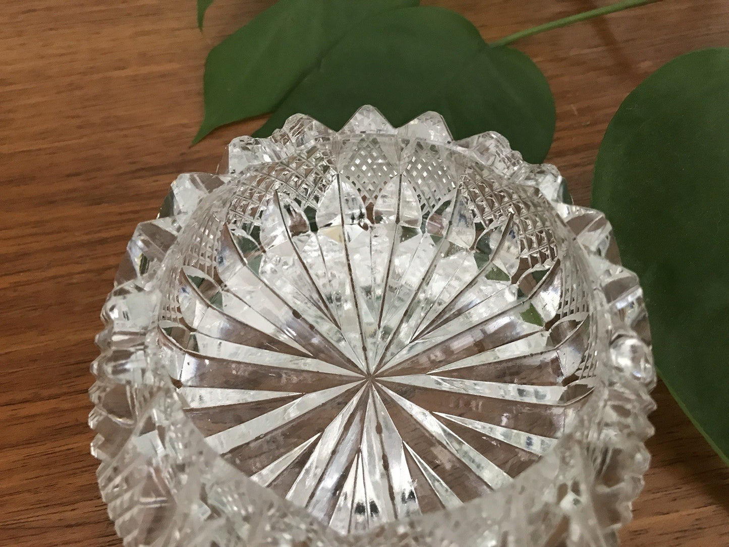 Alt antik? Aschenbecher Designer  Ascher Kristallglas EDEL Schliff Schnitt