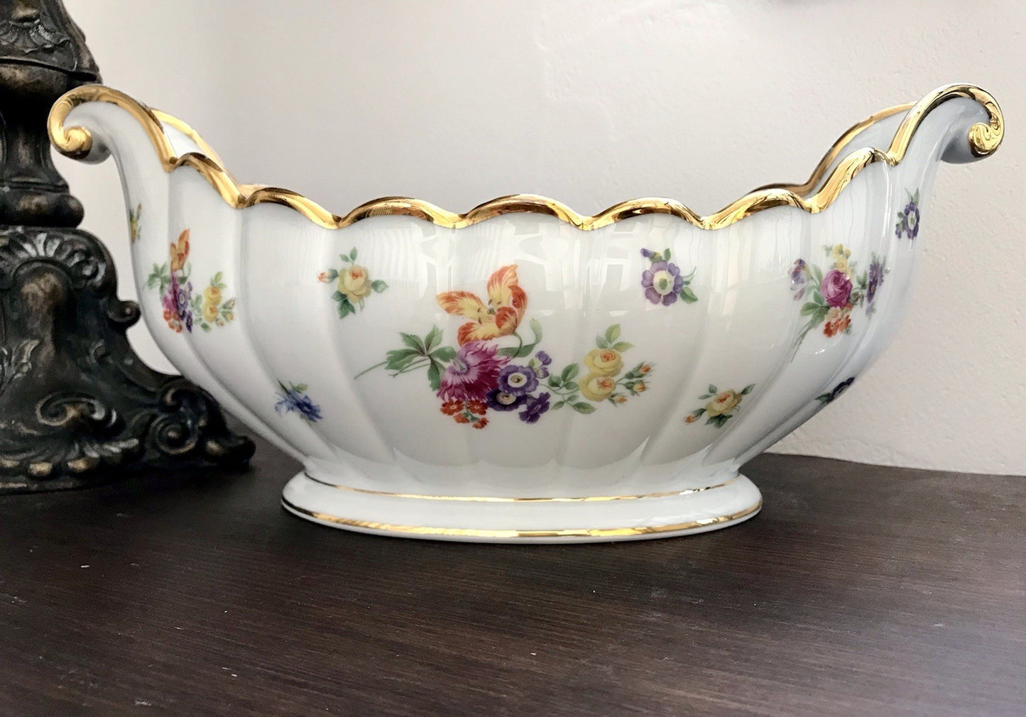Antik Art Déco Edel Porzellan Zierschale Schale Jardiniere  Prunkschale Thomas