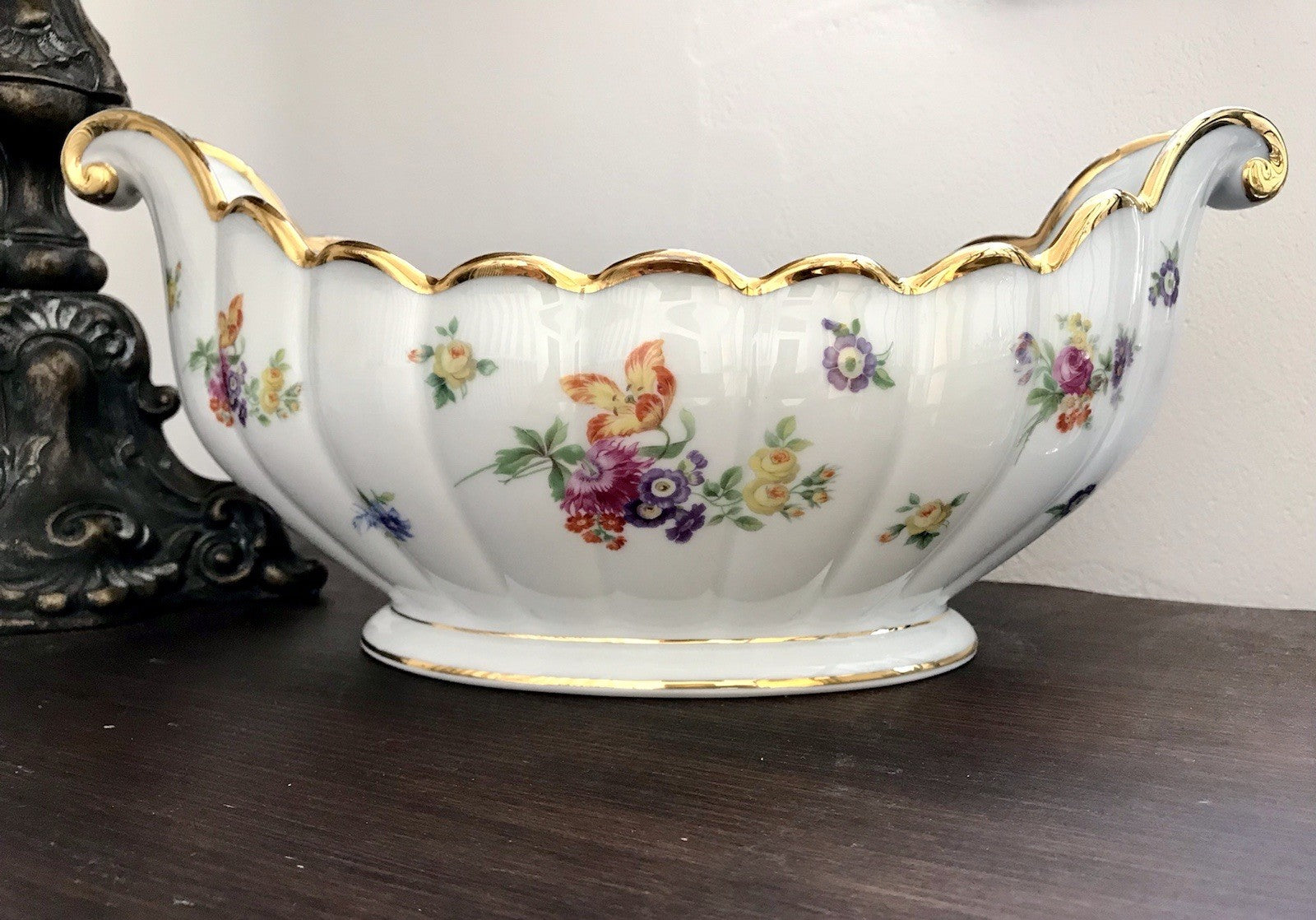 Antik Art Déco Edel Porzellan Zierschale Schale Jardiniere  Prunkschale Thomas