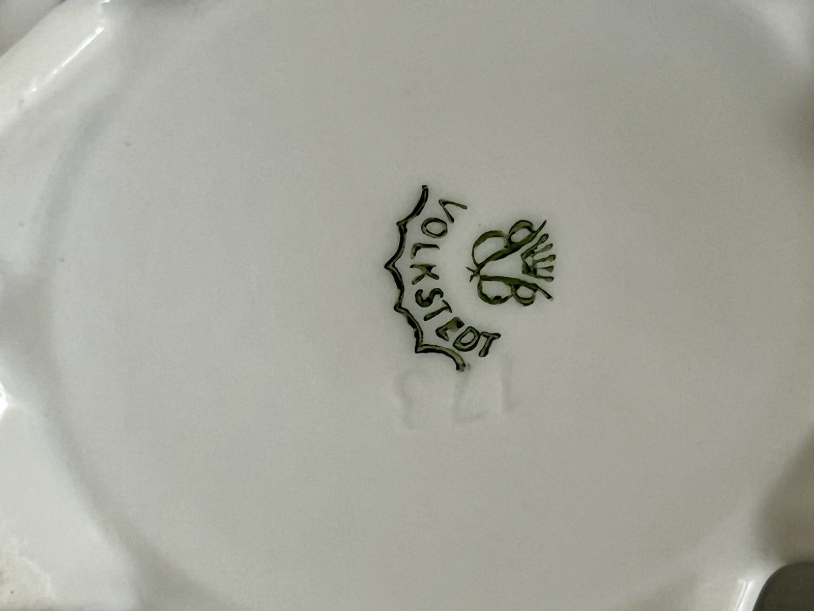 Antik Art Déco Porzellan Dose Deckeldose Schatulle Bonboniere Volkstedt Thüringe