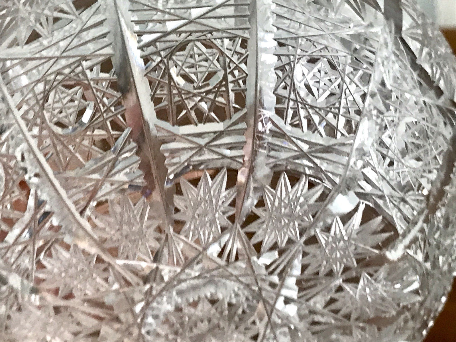 Vintage EDEL Glasdose Schale m. Deckel Bonboniere Kristallglas Schliff