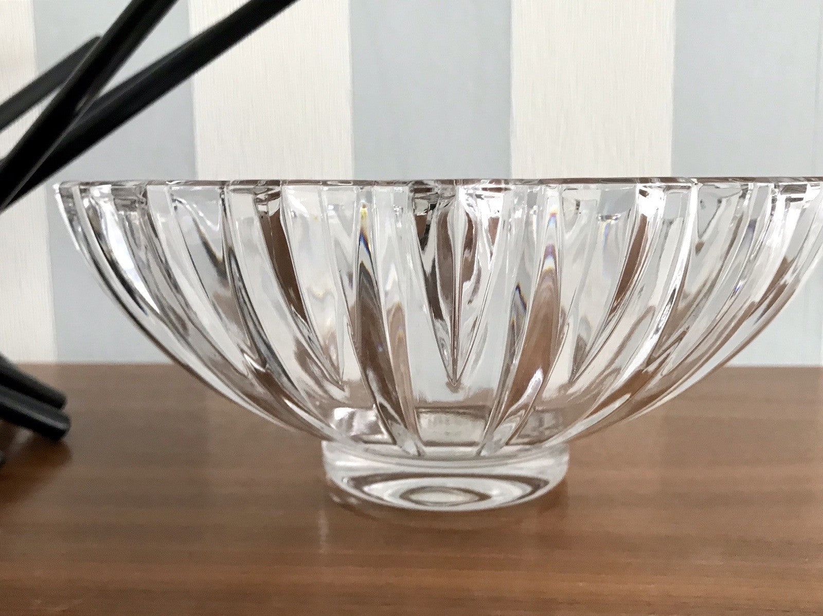 Villeroy&Boch Edel Vintage Designer Glas Schale signiert Kristallglas