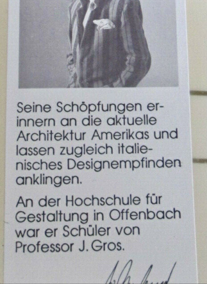 Vintage Designer Tablett Serviertablett 80’s Jahre WMF Jo Laubner Design