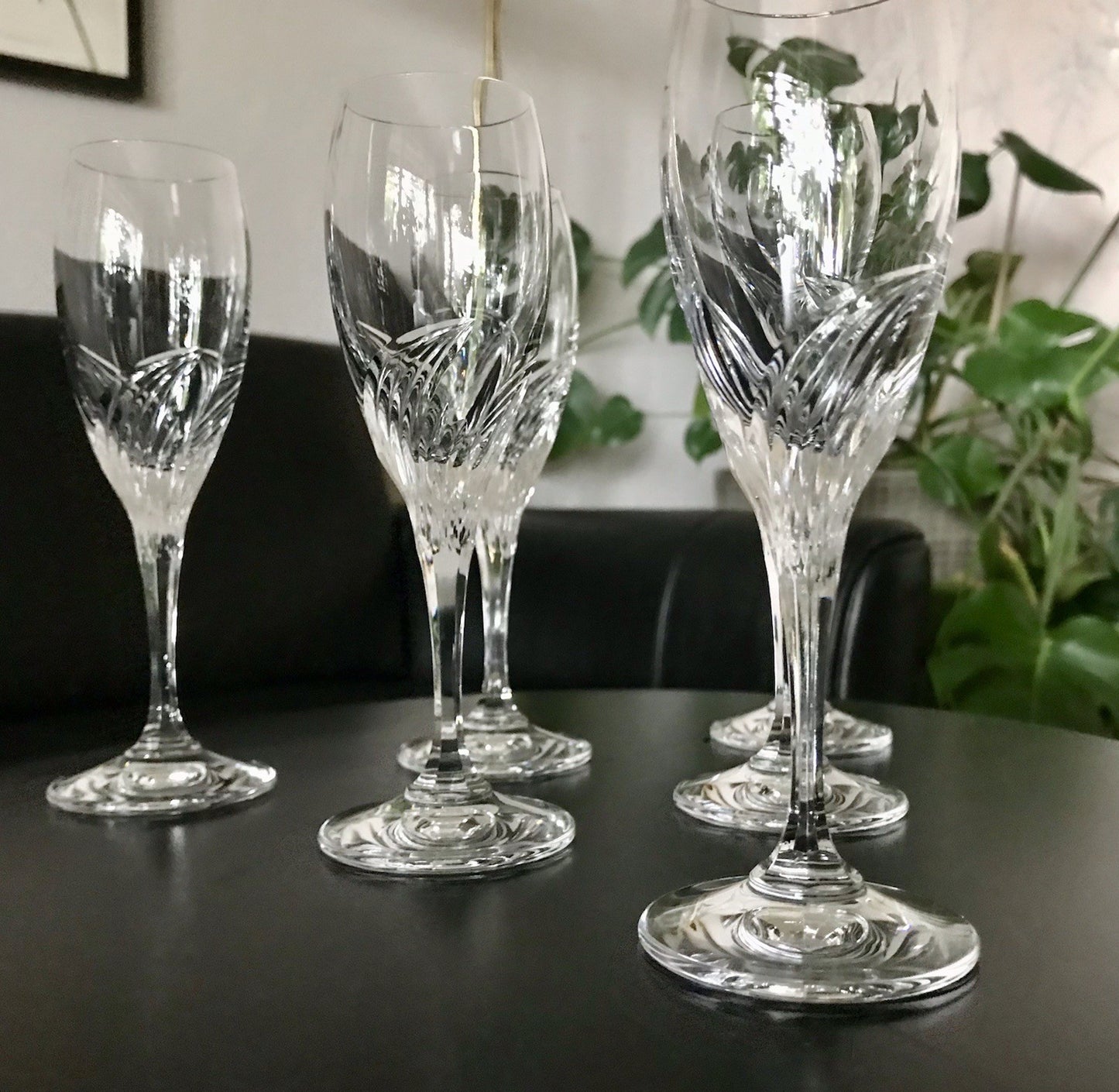 EDEL 6 Cherrygläser Gläser  Kristallglas Nachtmann Yvonne Bleikristall