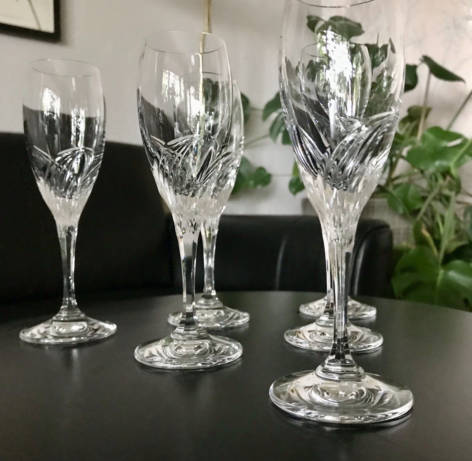 EDEL 6 Cherrygläser Gläser  Kristallglas Nachtmann Yvonne Bleikristall