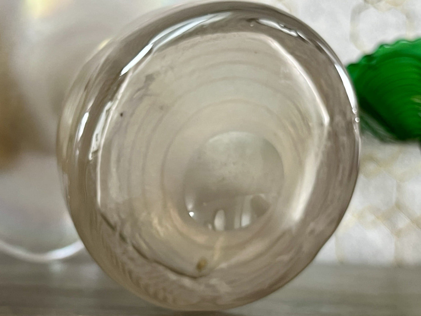 Vintage Glasvase Glaskunst Vase edel Glashütte Eisch ? irisierend schillernd