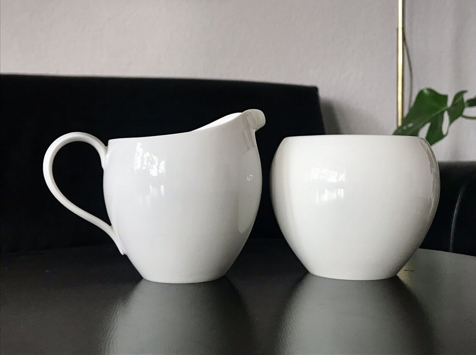 KPM Bauhaus Design Trude Petri Urbino Porzellan Edel 1946-59 Kännchen Zuckertopf