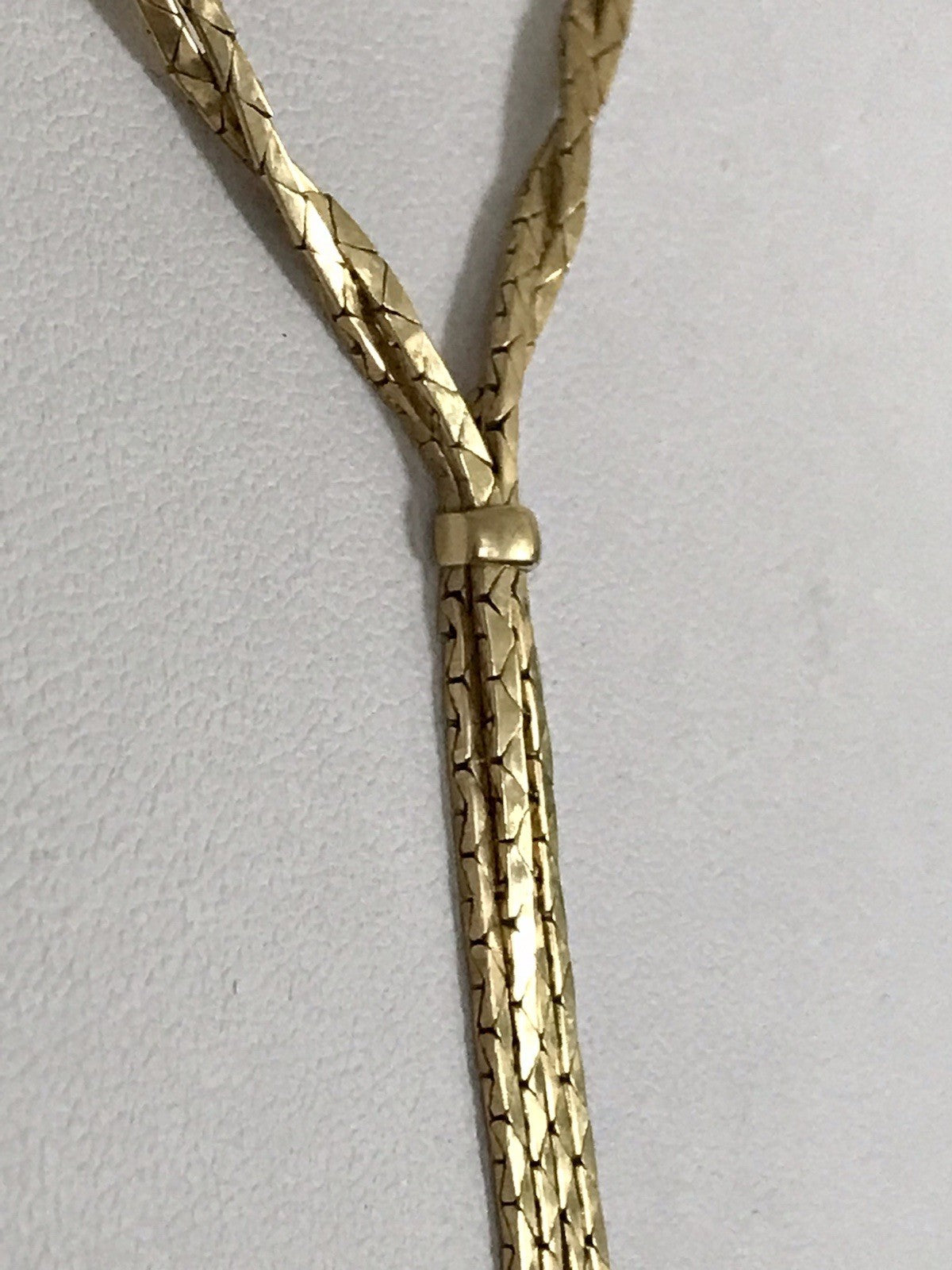 Vintage 60er Collier Halskette Amerik. Doublè gold SCHÖN Kette Damen