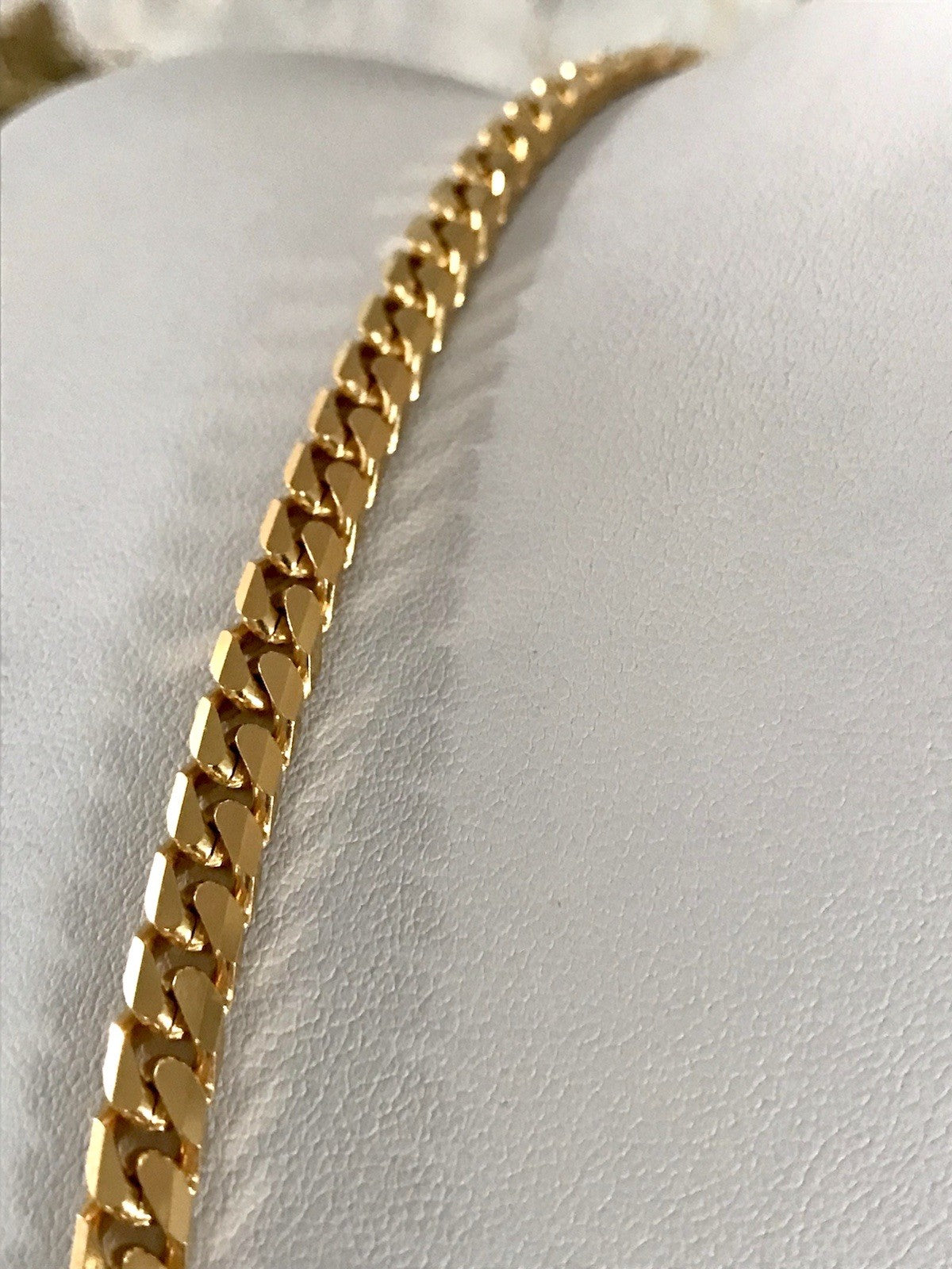 Vintage Halskette Amerik. Doublè gold SCHÖN Unisex Massiv