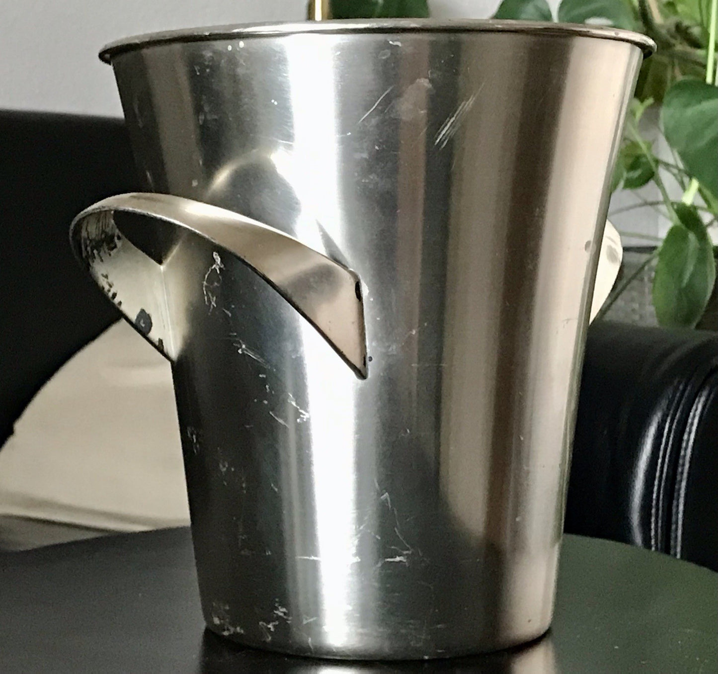 Vintage alt WMF Sekteimer Weinkühler Eiseimer versilbert Wagenfeld Ära