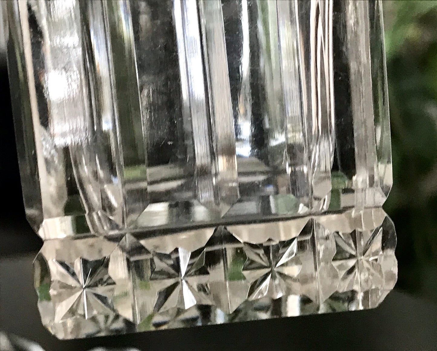 Antik Baccarat? SEHR EDEL 1 Flakon kleine Karaffe Bleikristall Schliff